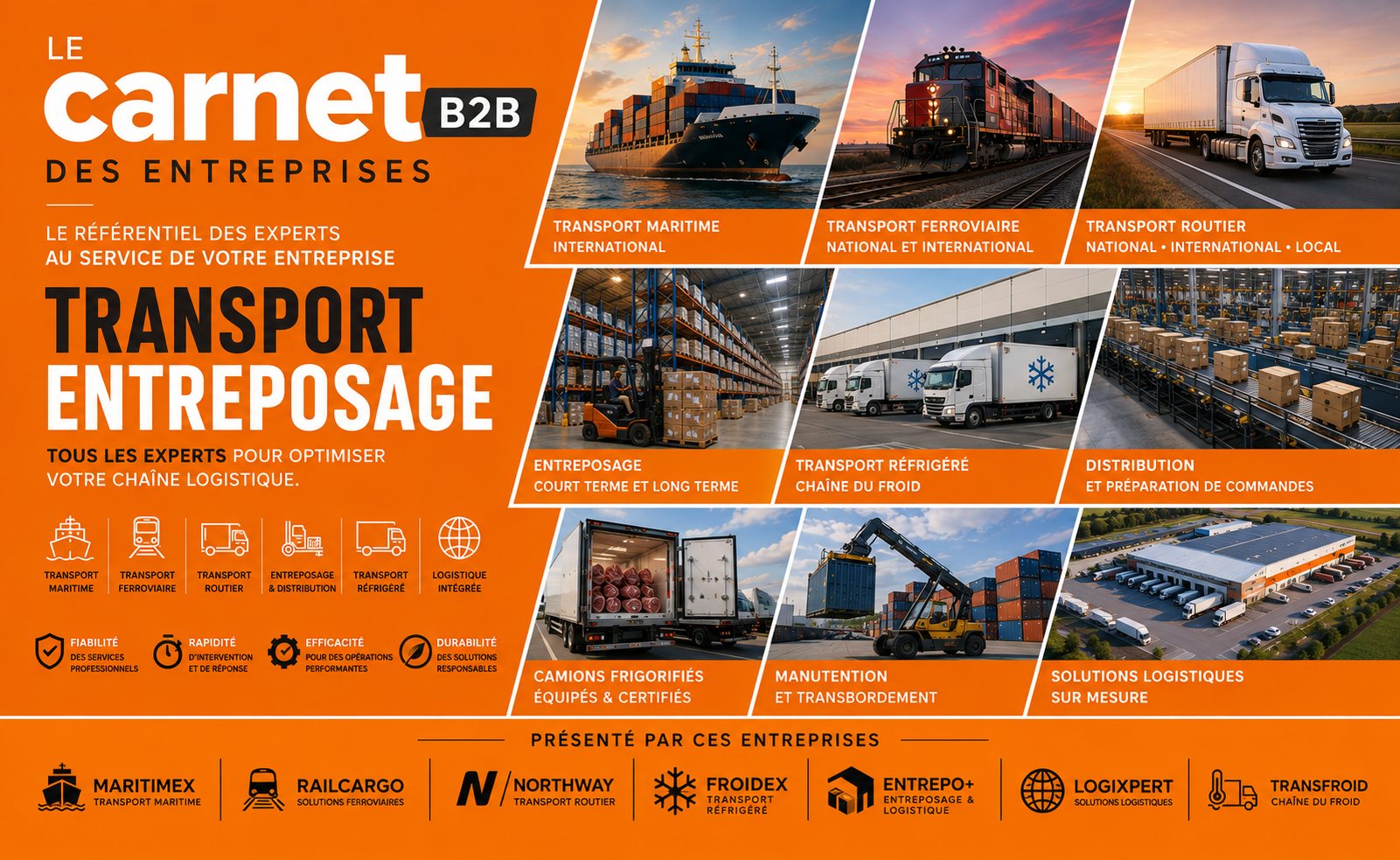 Carnet B2B — Transport et entreposage