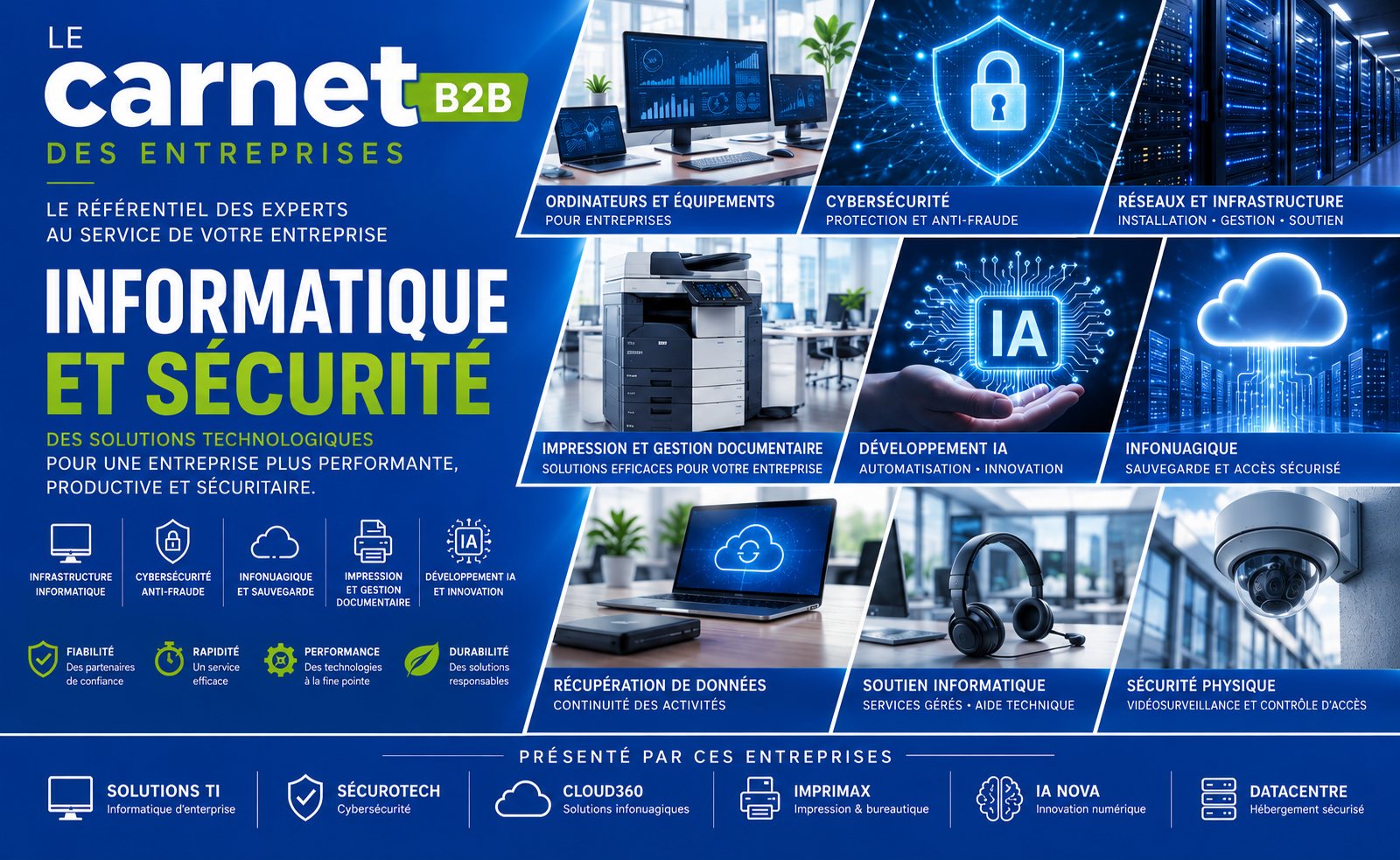 Carnet B2B — Informatique et sécurité